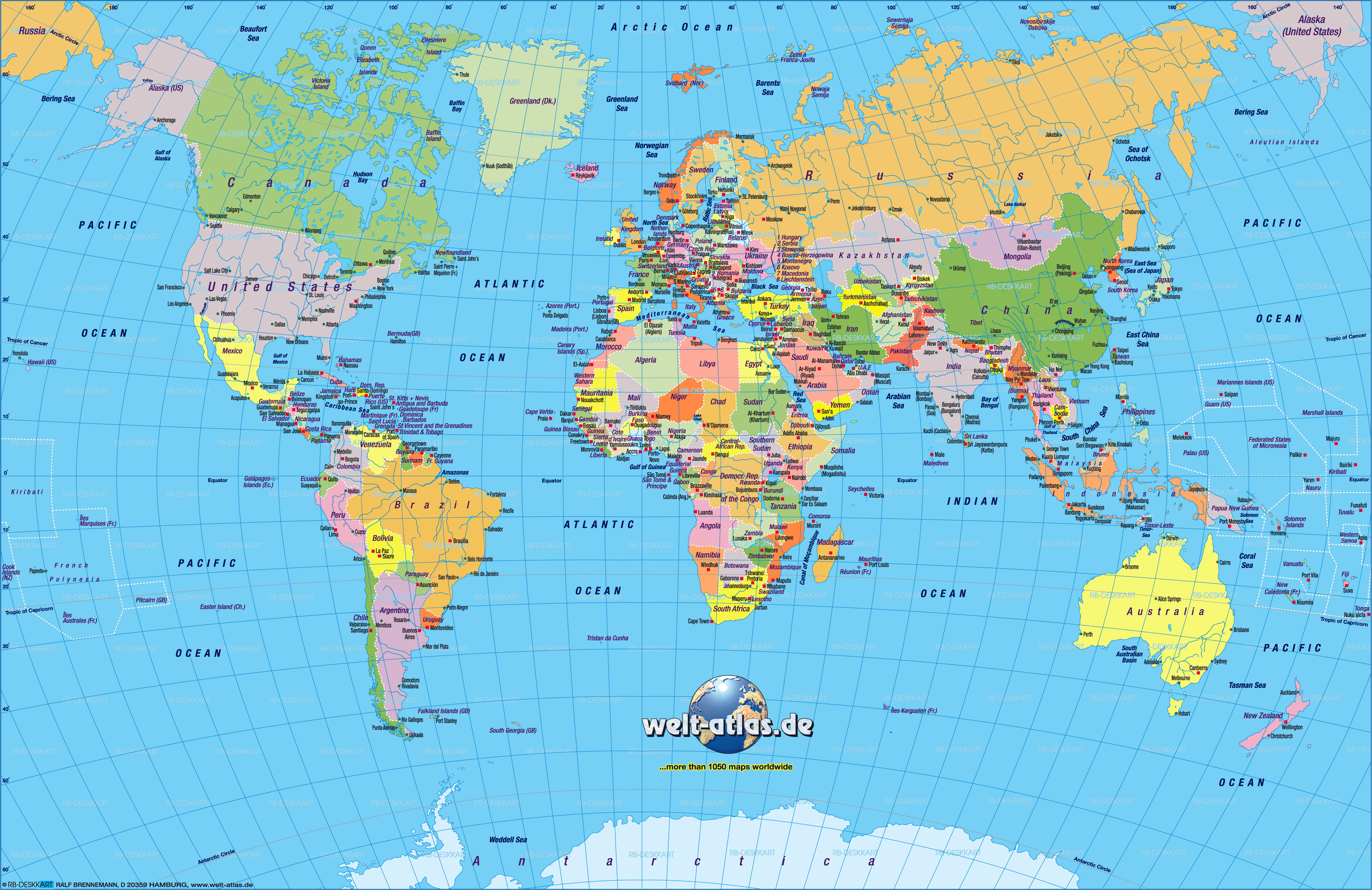 World Atlas - HD Wallpaper 
