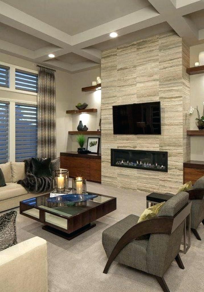 Fireplace Feature Wall Wallpaper - Lounge Feature Wall Ideas - HD Wallpaper 