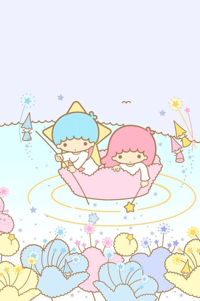 Cute Little Twin Star 640x960 Wallpaper Teahub Io