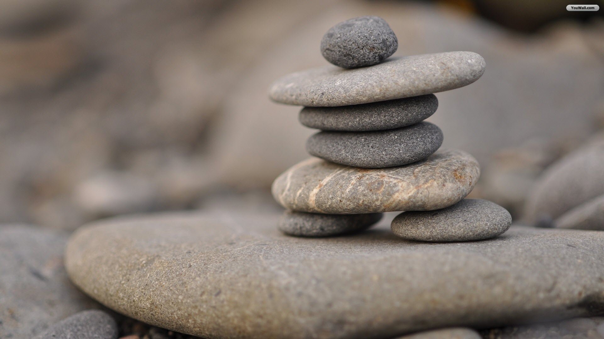 Stone Wallpaper - Tiny Inukshuk - HD Wallpaper 