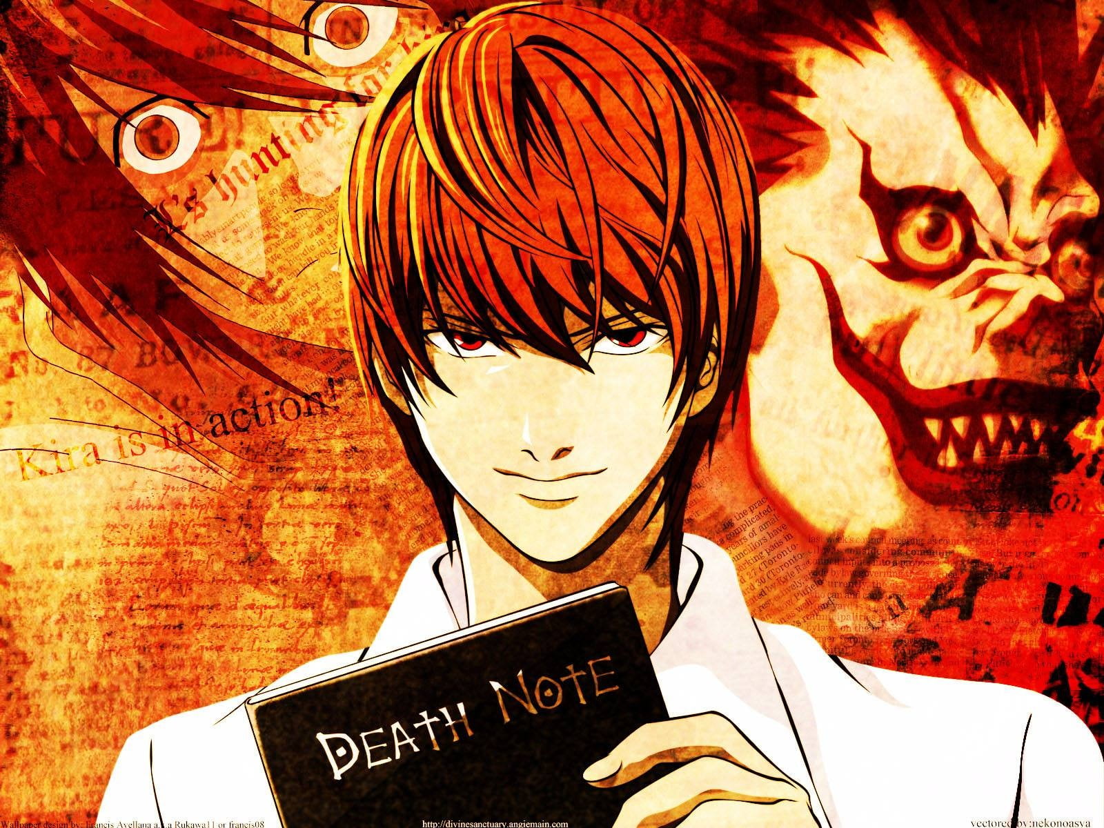 Kira Death Note Light Yagami - HD Wallpaper 