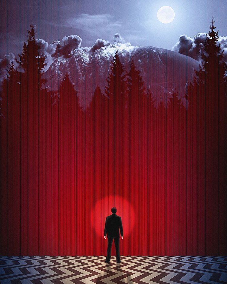 Twin Peaks Red Curtains - HD Wallpaper 