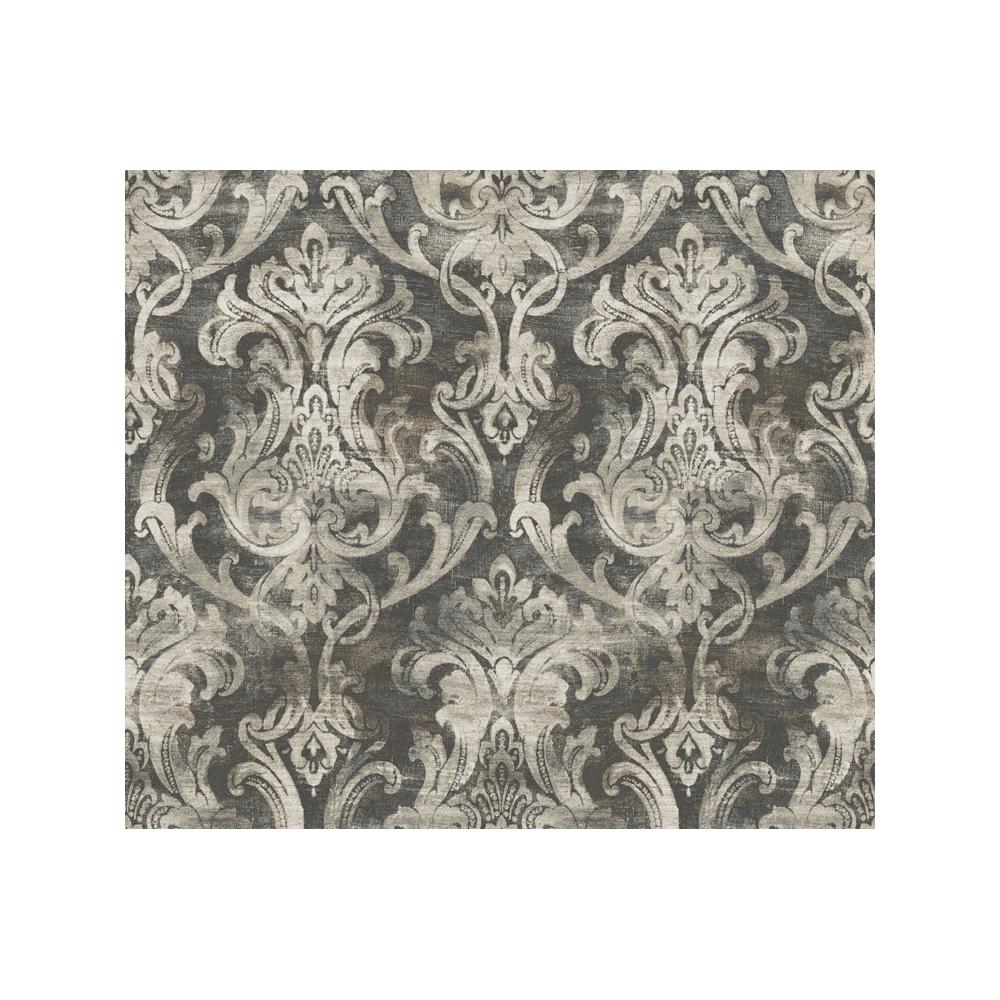 Brewster Artiste Elsa Ornate Damask Wallpaper Ars - HD Wallpaper 
