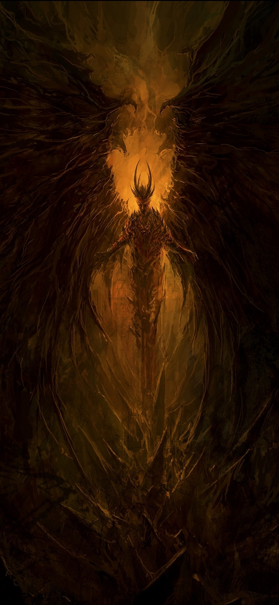 Demon, Wings, Satan, Lucifer, Hell, Artwork - Morningstar Wallpaper Wings Lucifer - HD Wallpaper 