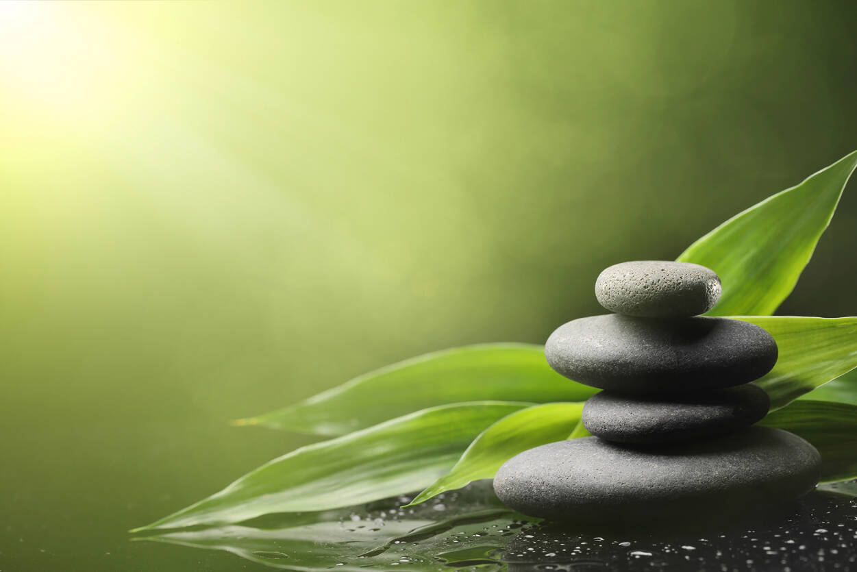 Livingwalls Photo Wallpaper Spa 2 - Mindful Rocks - HD Wallpaper 