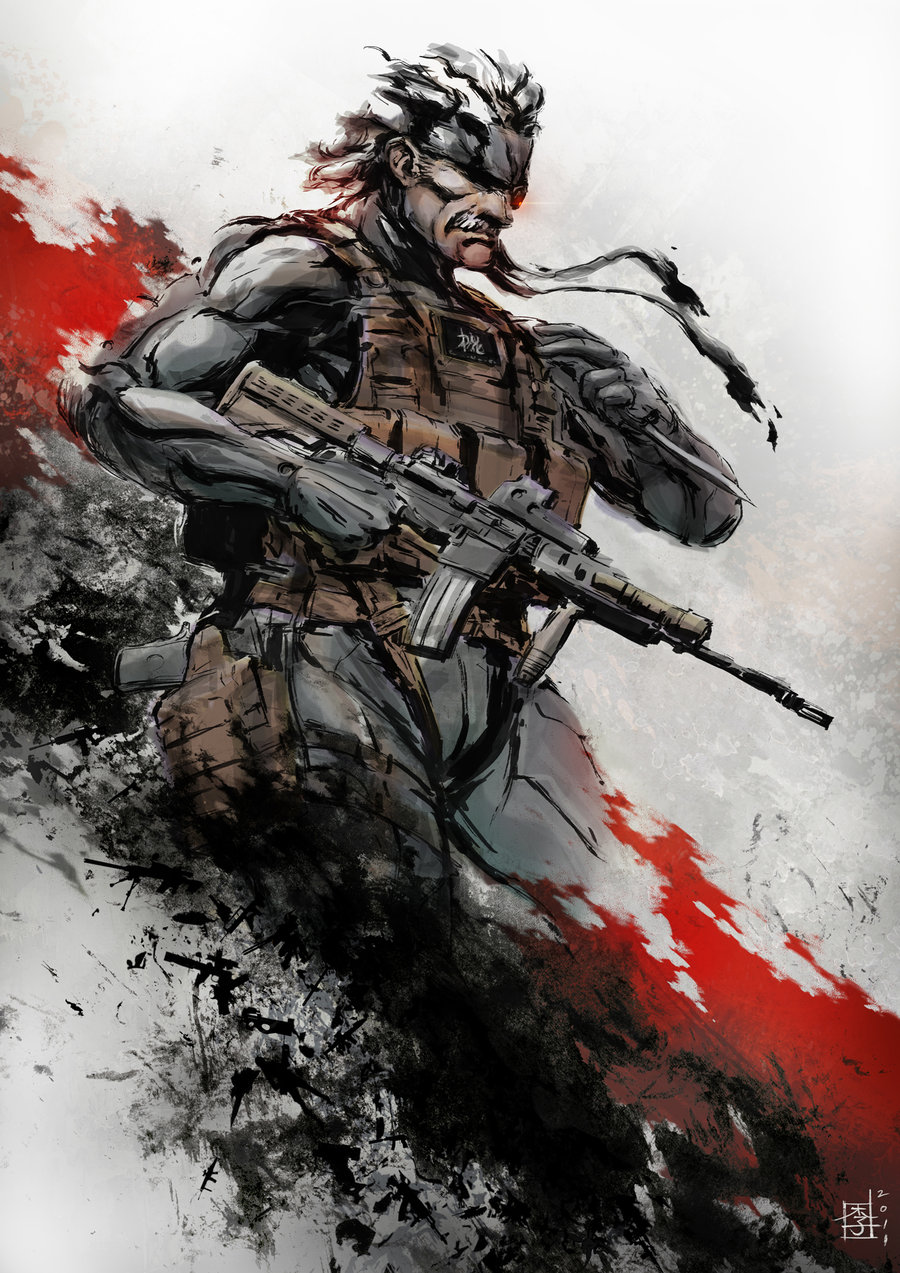 Snake Metal Gear Solid Fan Art 900x1273 Wallpaper Teahub io