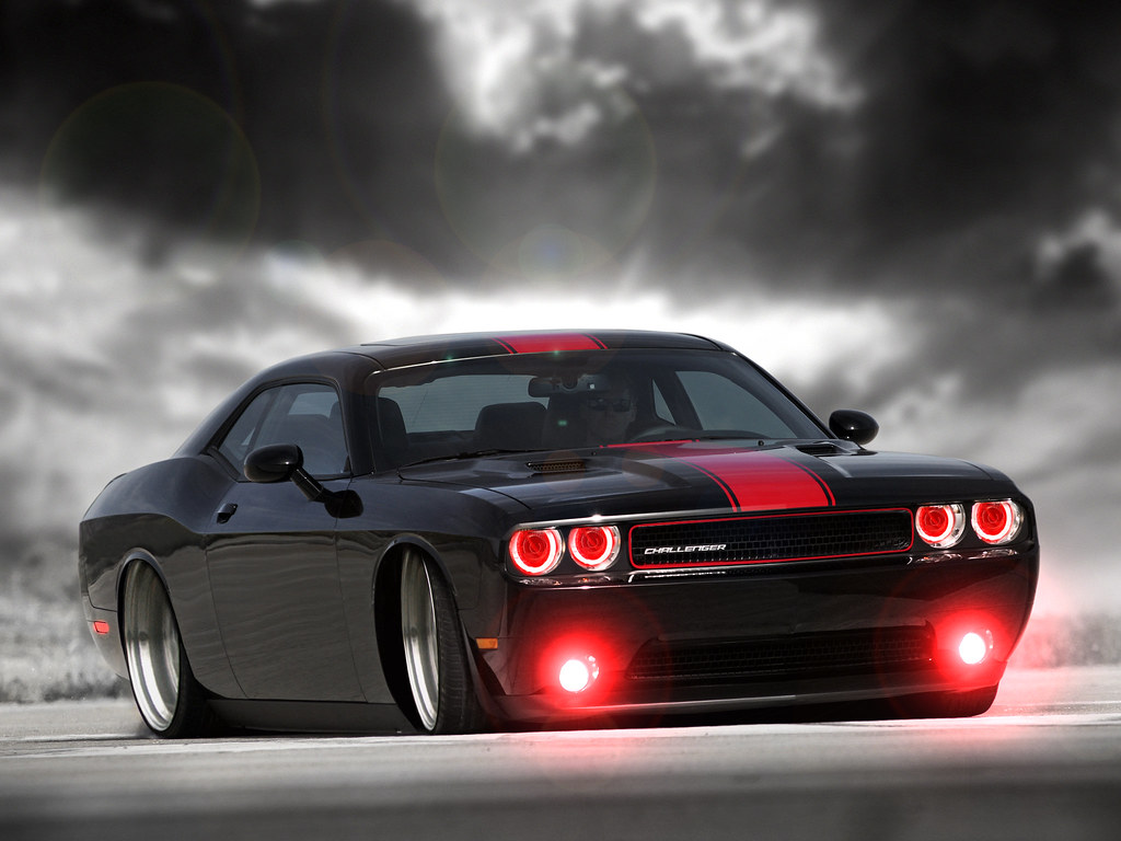Dodge Challenger Rt Slammed - HD Wallpaper 