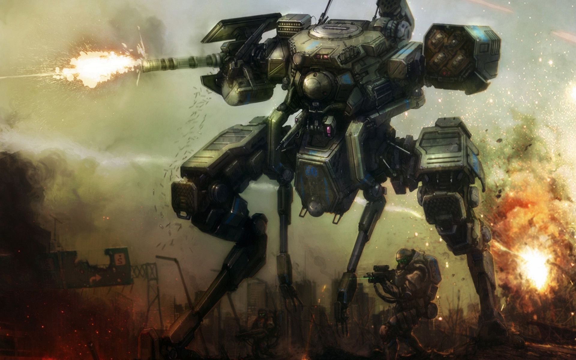 Fantasy Mech Soldier 1920x1200 Wallpaper teahub io