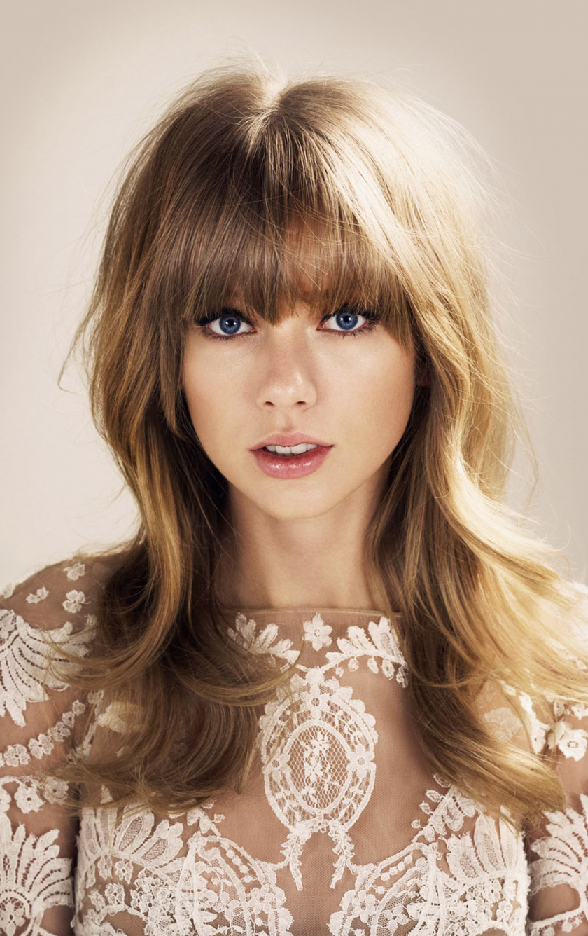 Blue Eyes, Singer, Taylor Swift, Wallpaper - Taylor Swift Shag Cut - HD Wallpaper 