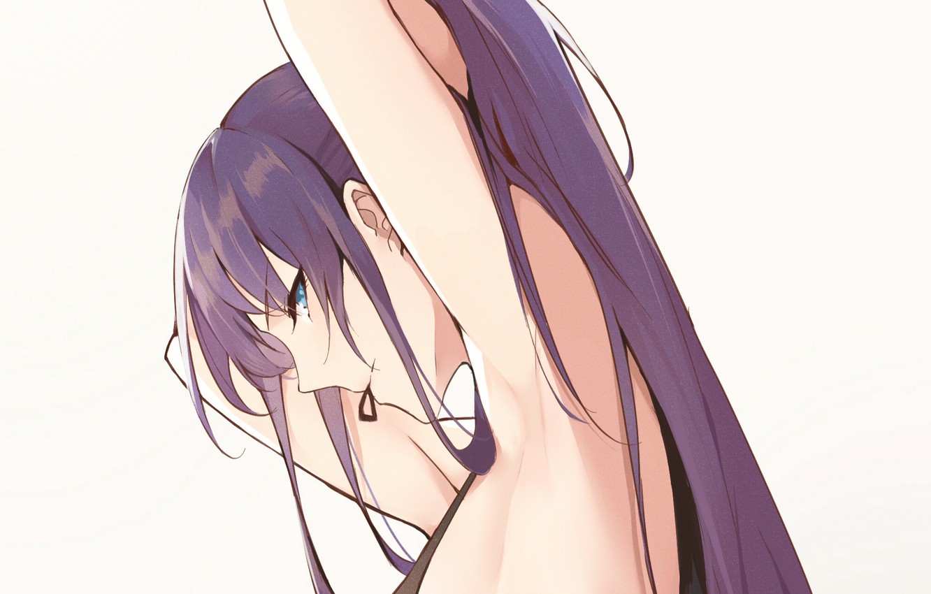 Photo Wallpaper Girl, Highschool Of The Dead, Elastic - Saeko Busujima - HD Wallpaper 