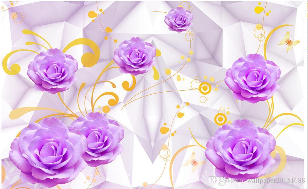 3d Rose Background - HD Wallpaper 