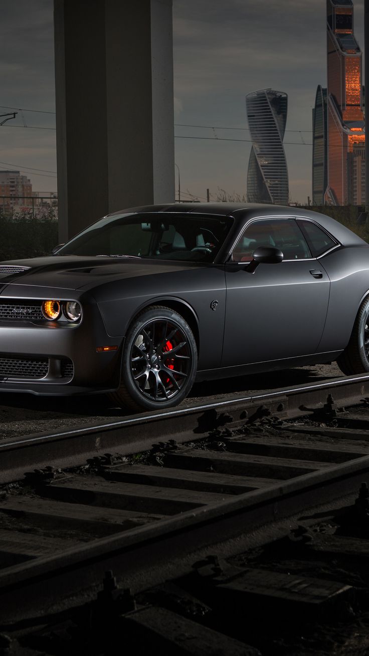 Wallpaper, Srt, Railtrack, Hellcat, Dodge, Challenger, - 2019 Dodge Challenger Srt Hellcat Wallpaper Black - HD Wallpaper 