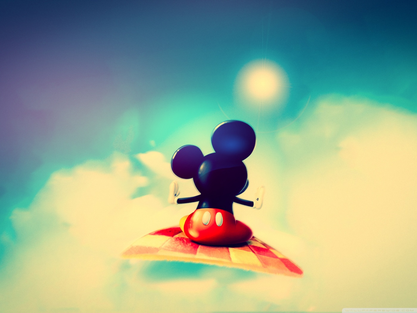 Cute Backgrounds Mickey Mouse - HD Wallpaper 