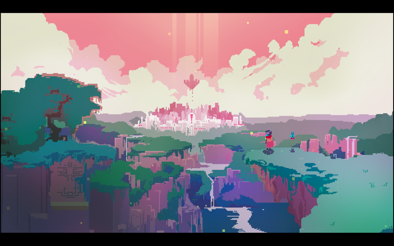 Pixel Art Hyper Light Drifter - HD Wallpaper 