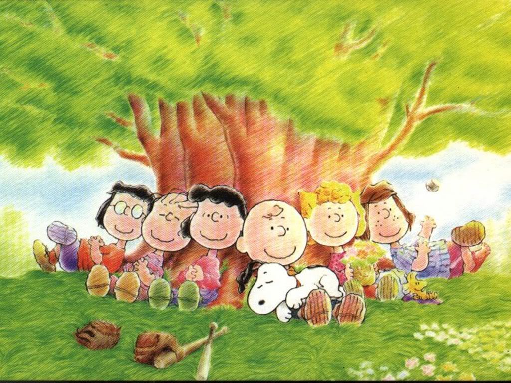 The Peanuts Gang - Peanuts Gang Spring - HD Wallpaper 