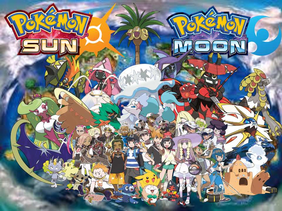 Pokemon Sun And Moon - 960x720 Wallpaper 