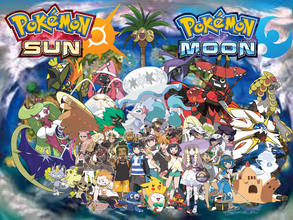 Pokemon Sun And Moon - HD Wallpaper 