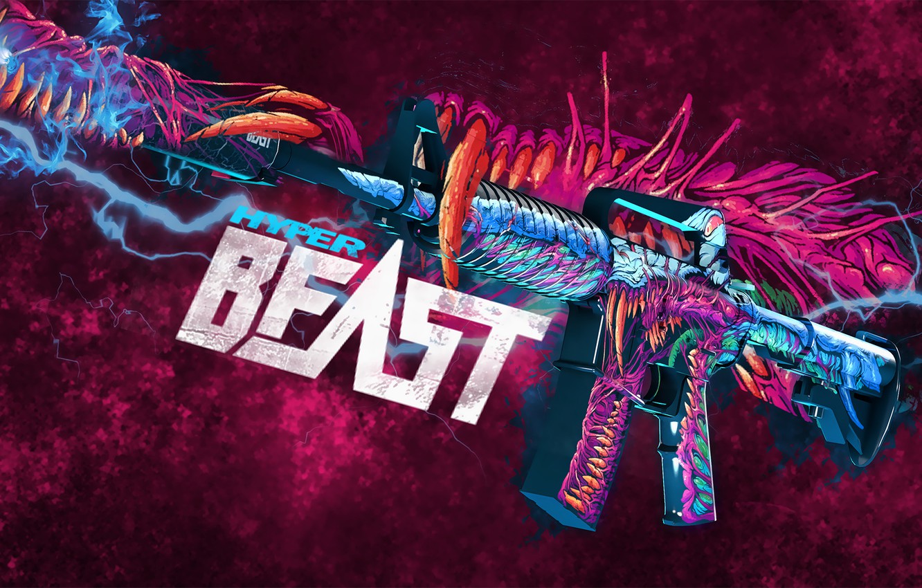 Photo Wallpaper Lightning, Monster, Paint, Workshop, - Hypebeast Wallpaper Cs Go - HD Wallpaper 