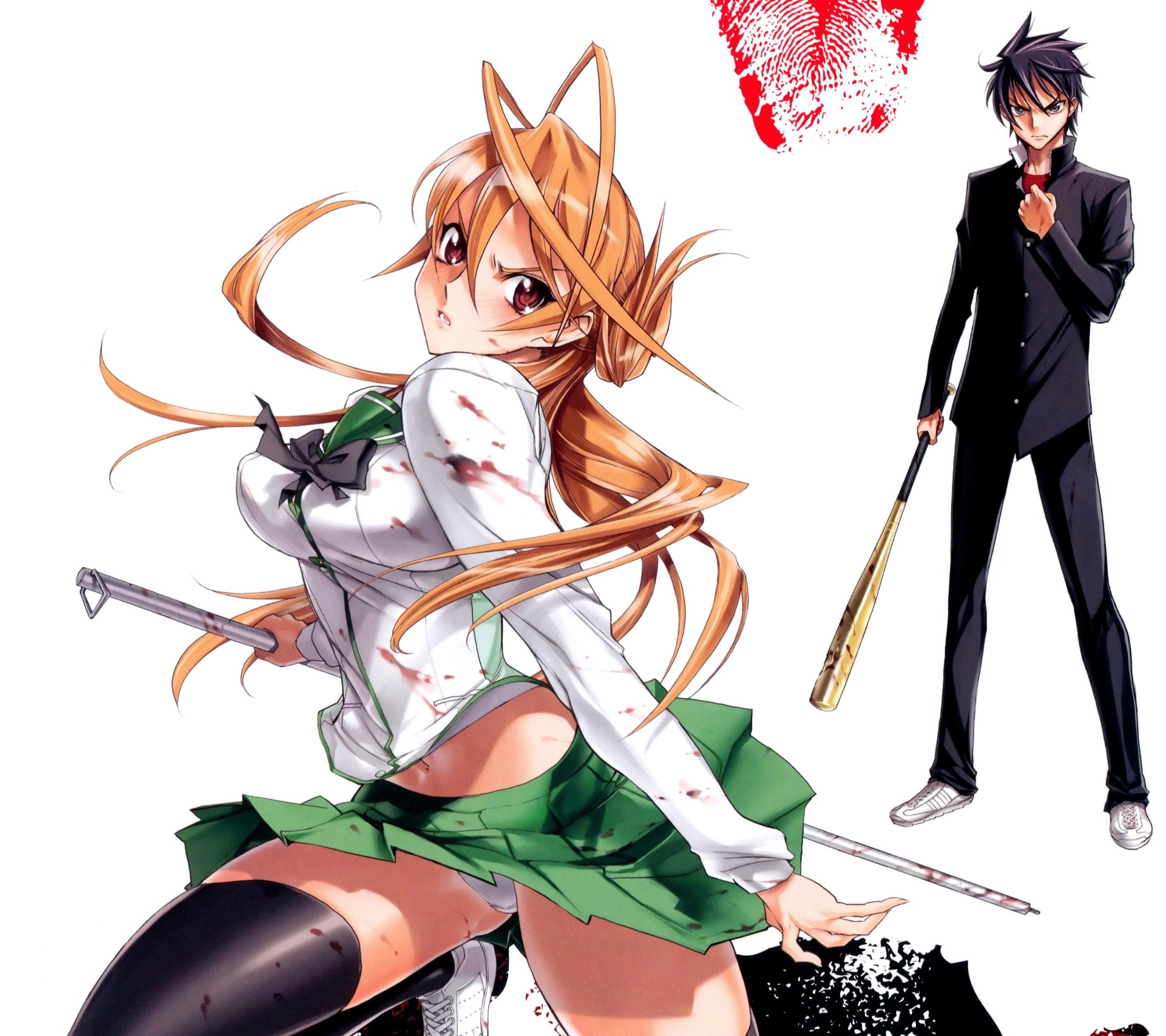 Highschool Of The Dead Takashi Komuro - HD Wallpaper 