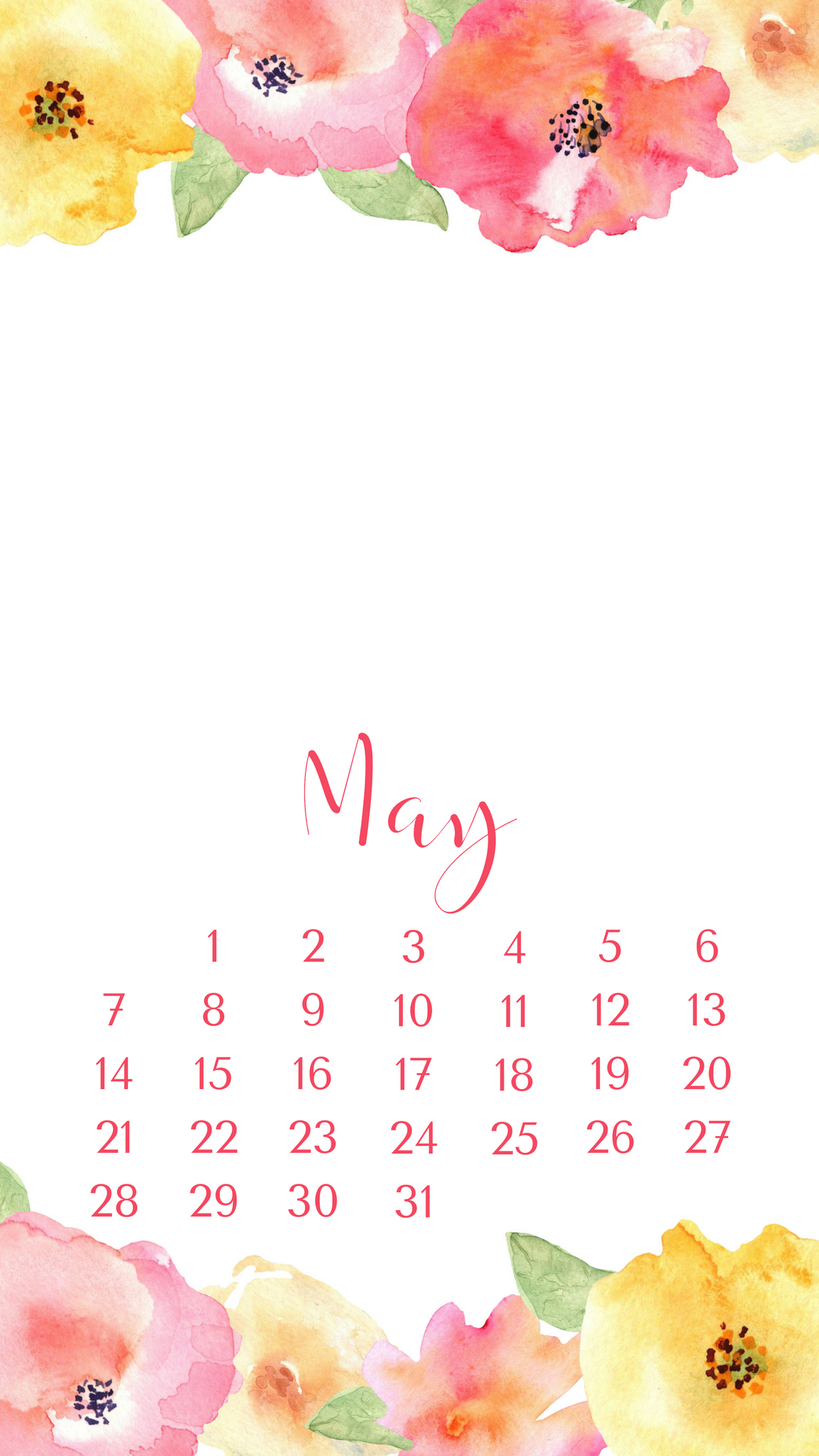 Http - //www - Kidandkinblog - Com/wp Floral May Calendar - Potato Chip - HD Wallpaper 