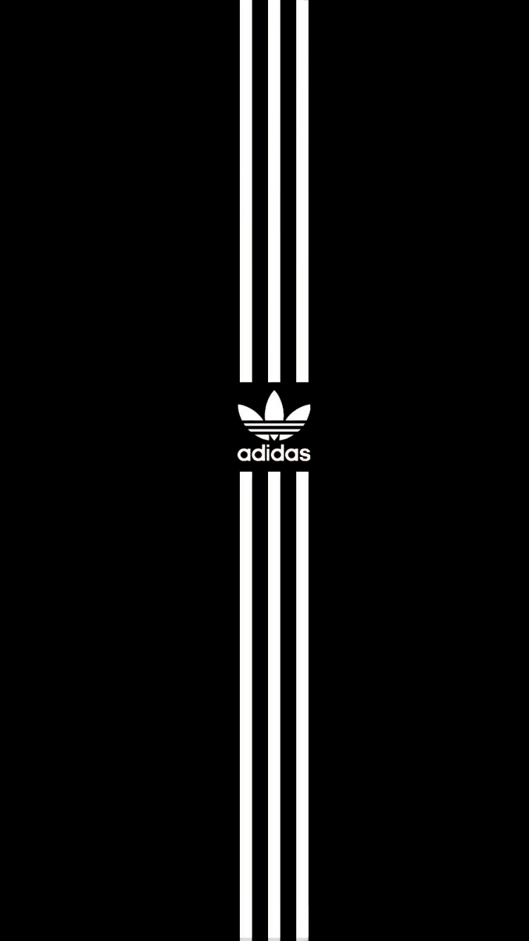 Fondos De Pantalla Adidas Black - 750x1334 Wallpaper - teahub.io