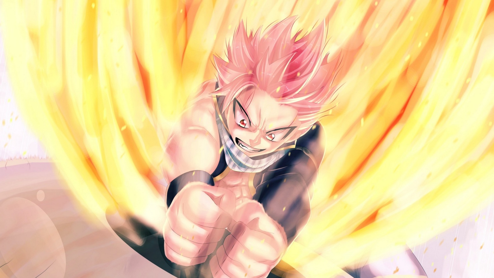 Wallpaper Fairy Tail, Natsu Dragneel, Man, Anger - Fairy Tail - HD Wallpaper 