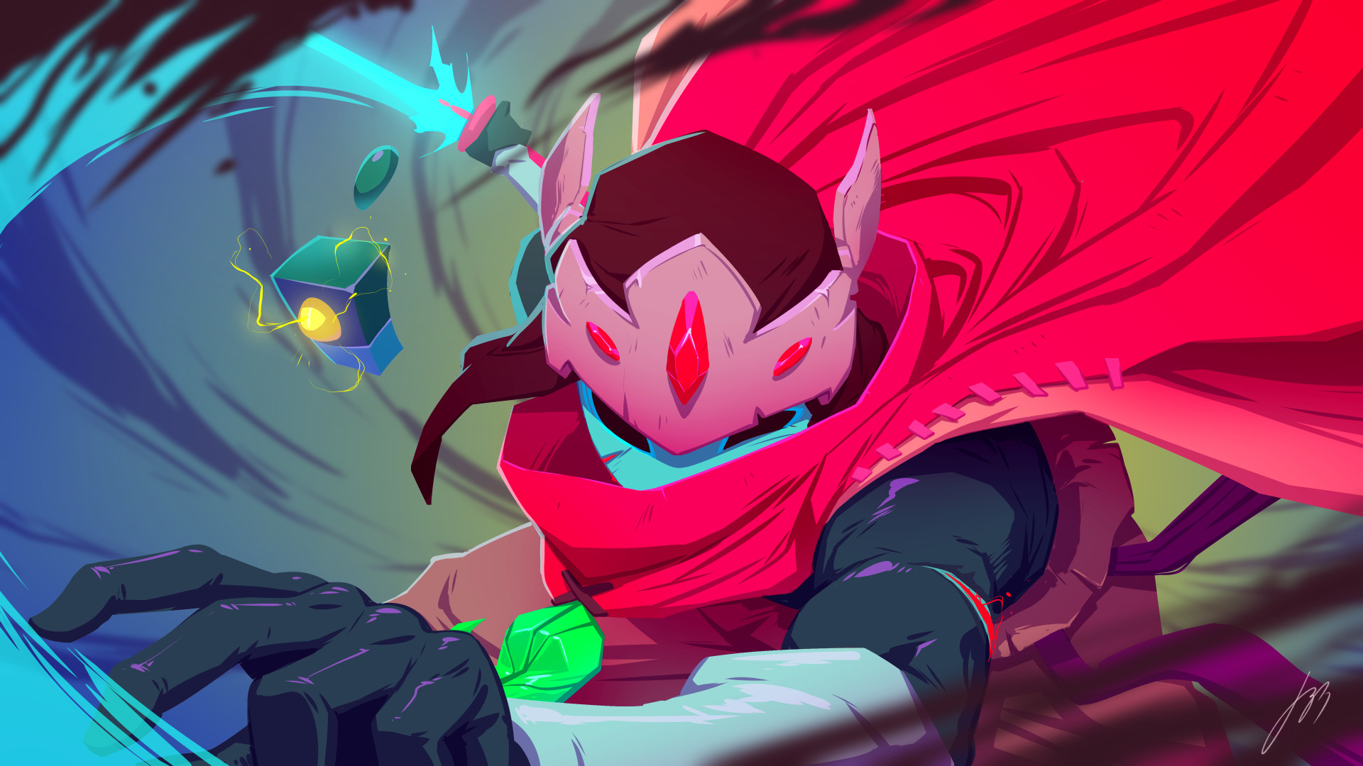 Hyper Light Drifter Fan Art - HD Wallpaper 