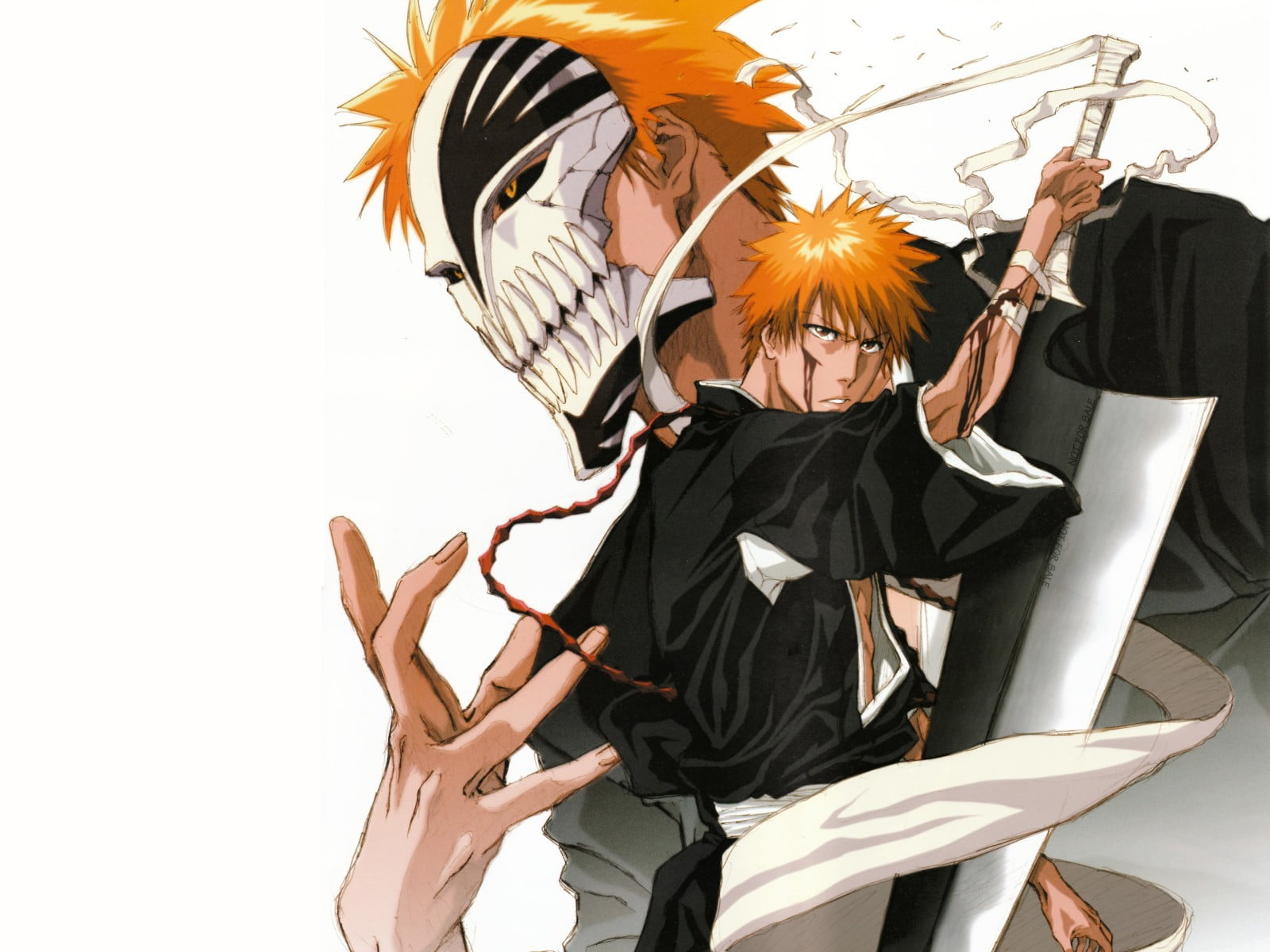 Hollow Mask Ichigo Kurosaki - HD Wallpaper 