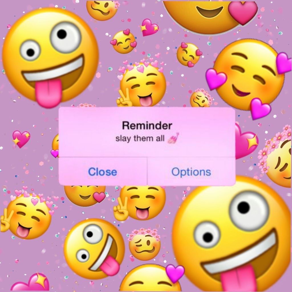 Aesthetic Emoji Wallpaper Iphone - HD Wallpaper 