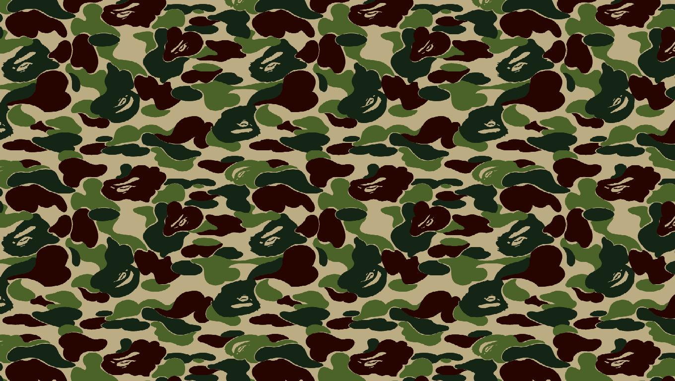 Bape Wallpaper Hd - Bape Camo Hd - HD Wallpaper 