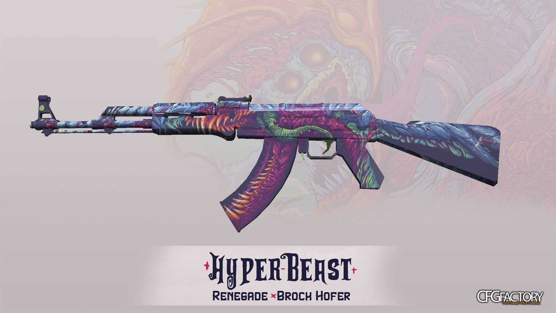 Cod4, Ak-47, Ak47 - Hd Ak Hyper Beast - HD Wallpaper 