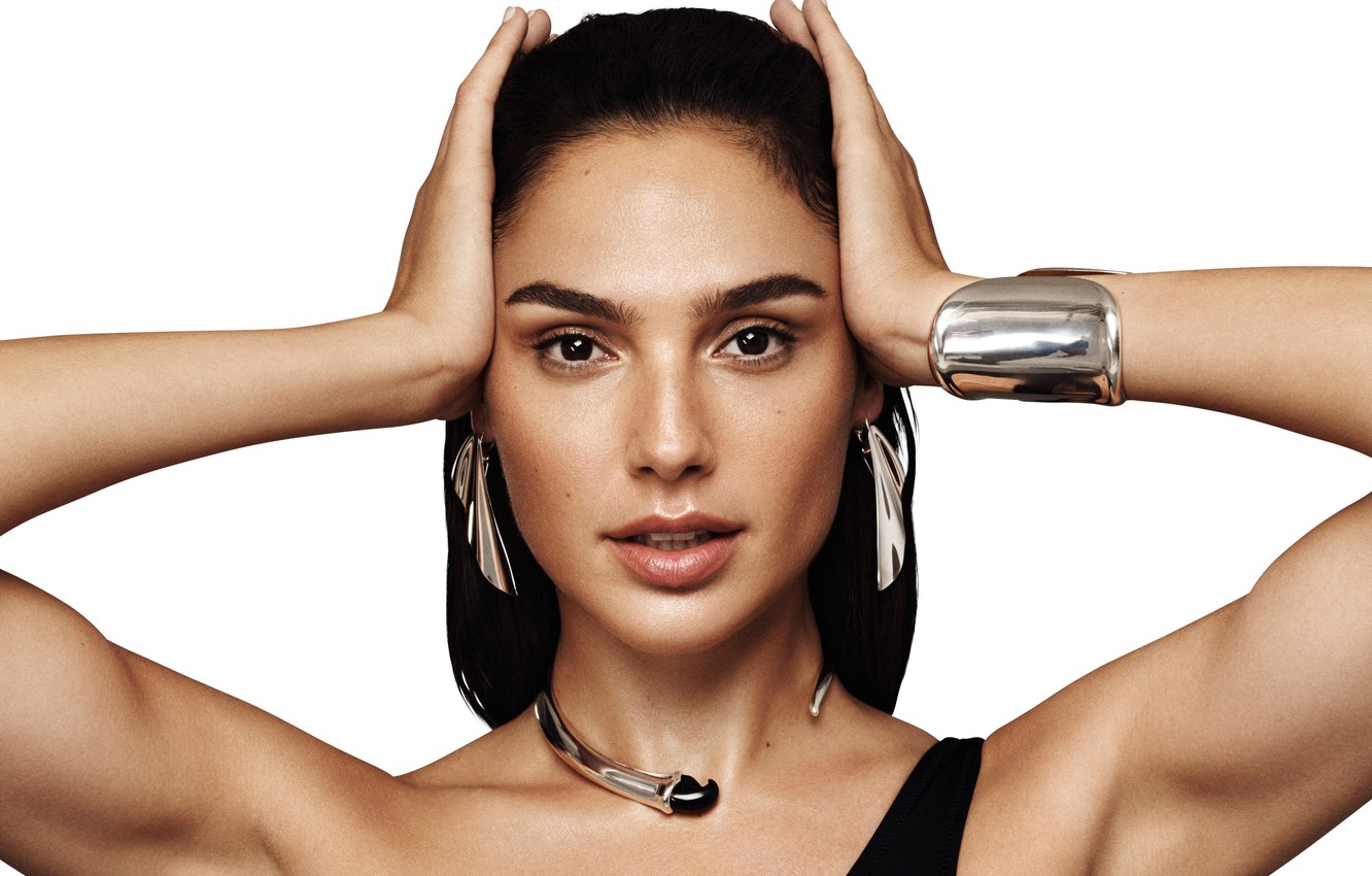 Photo Wallpaper Look, Decoration, Pose, Makeup, Actress, - Gal Gadot - HD Wallpaper 