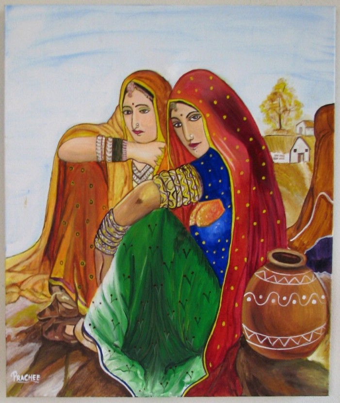 Rajasthani Painting Poster - HD Wallpaper 