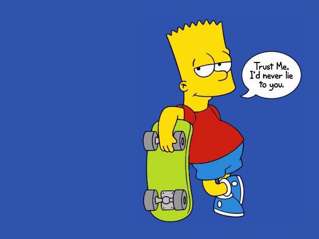 The Simpsons Wallpaper Hd - Trust Me I D Never Lie To You - HD Wallpaper 