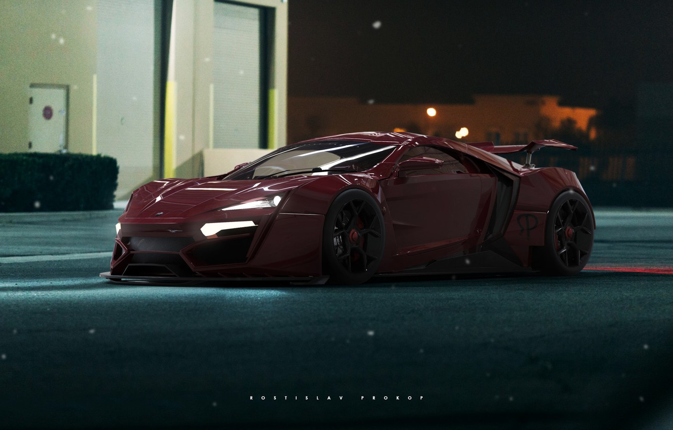 Photo Wallpaper Auto, Machine, Supercar, Rendering, - Lamborghini - HD Wallpaper 