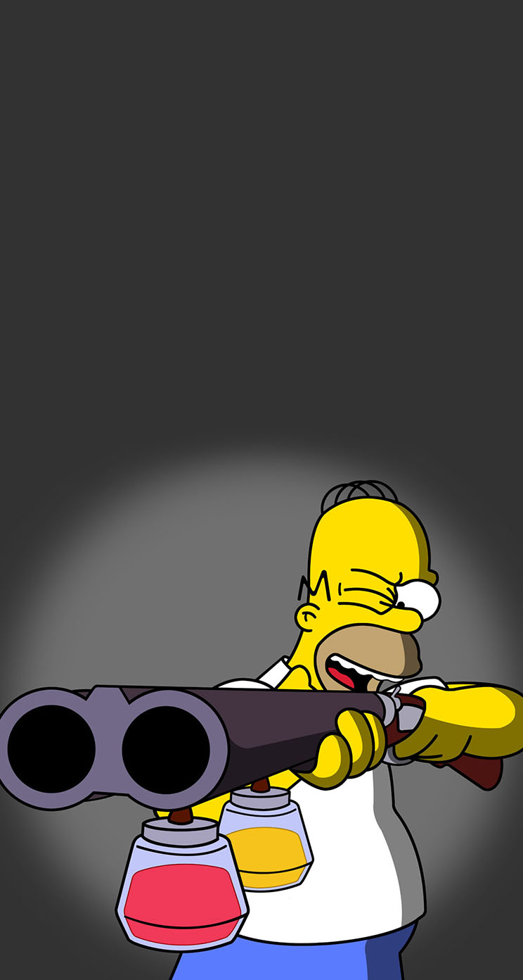 Homer Simpson Wallpaper Iphone - HD Wallpaper 