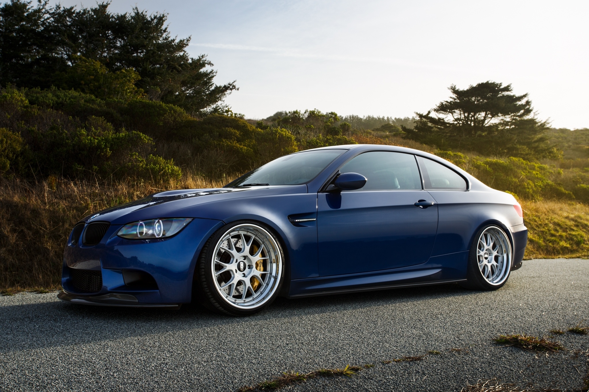 Wallpaper Blue, Side View, E92, Laguna Blue, Bmw, M3 - HD Wallpaper 