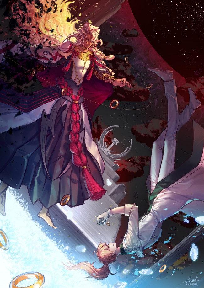 Caster Fate Grand Order Solomon Goetia Fgo Solomon 650x918 Wallpaper Teahub Io