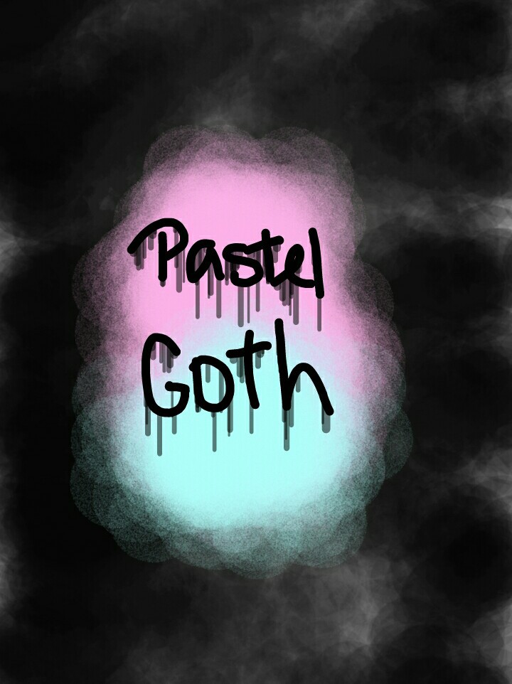Pastel And Goth Image - Poster - HD Wallpaper 