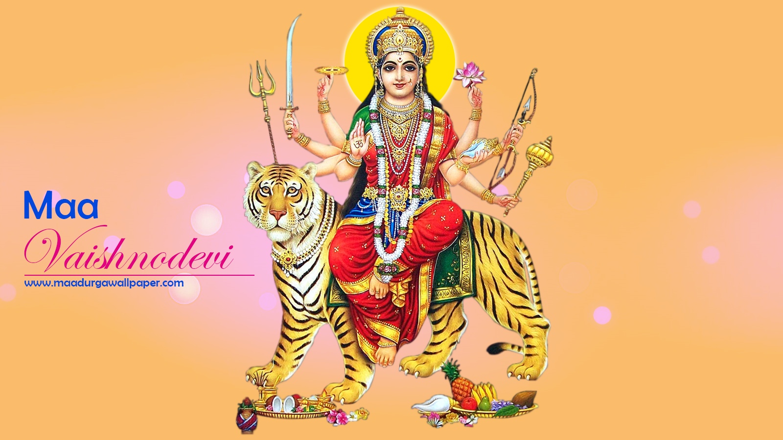 Maa Vaishnodevi Photos, Hd Wallpaper, Pics - Whatsapp Dp For Navratri - HD Wallpaper 