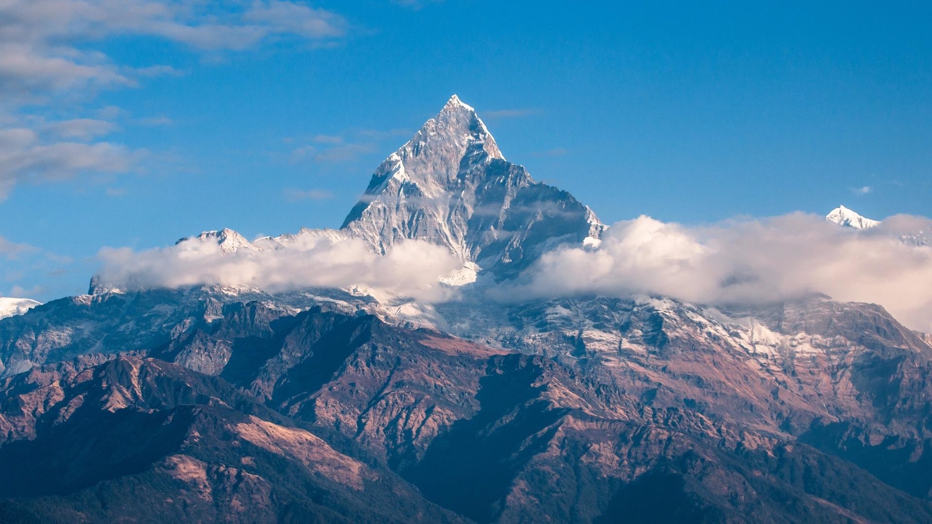 1920x1080, Mount Machhapuchchhre Wallpaper - Himalayan Mountains - HD Wallpaper 