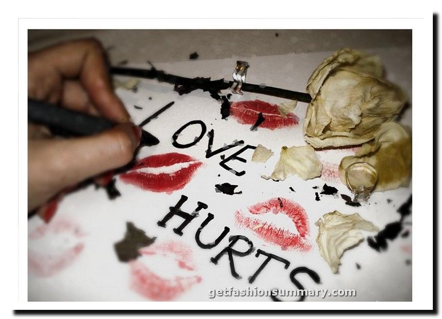 Love Breakup Pic Hurt - HD Wallpaper 
