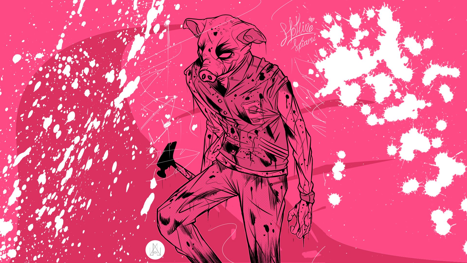 Hotline Miami Wallpaper Hd - HD Wallpaper 