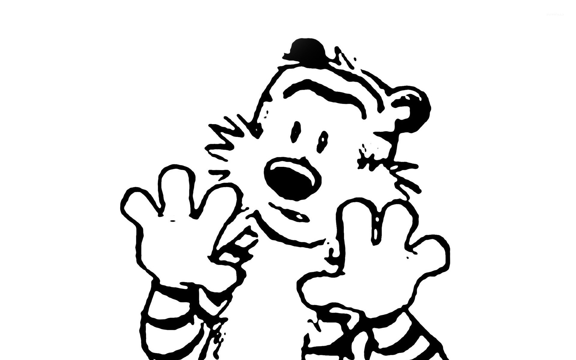 Calvin And Hobbes Profile - HD Wallpaper 