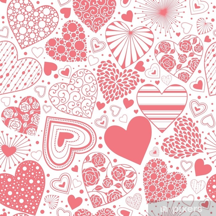 Heart Paper Background Design - HD Wallpaper 