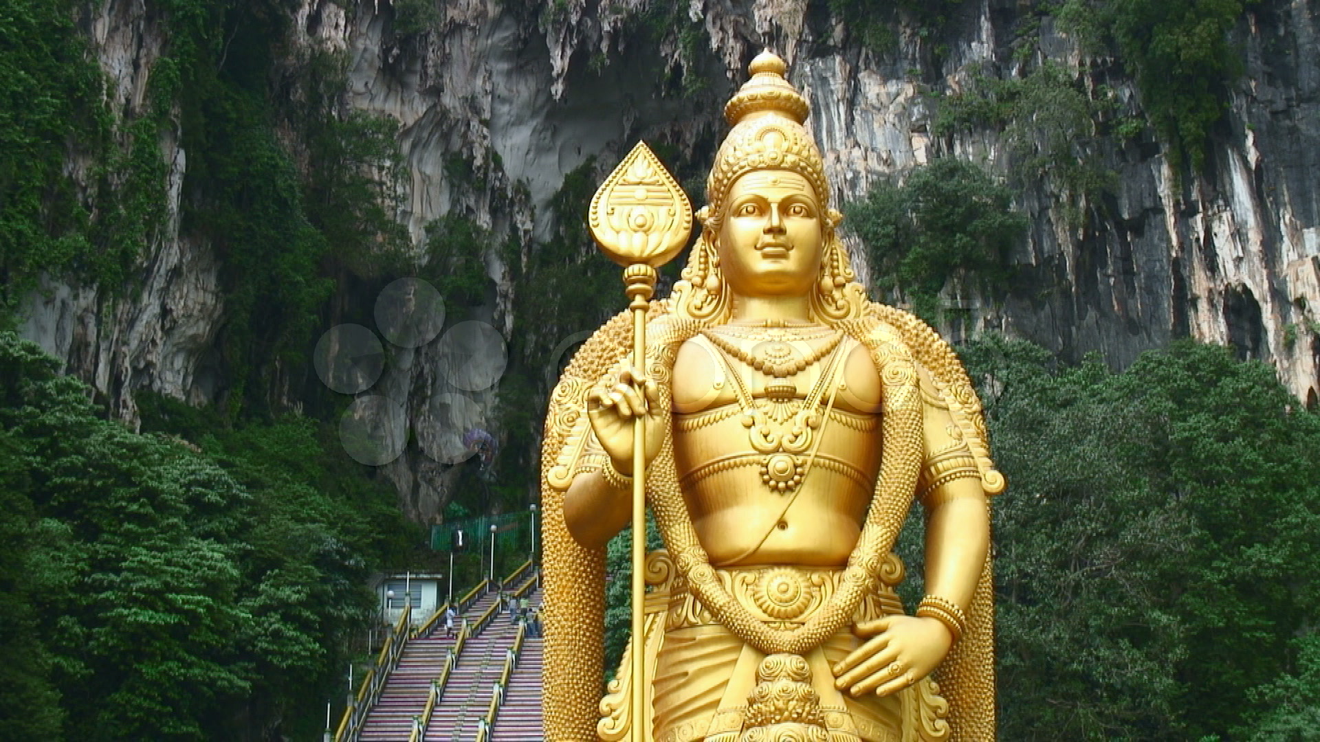Lord Murugan Batu S Kuala Lumpur Timelapse Footage - Batu Caves - HD Wallpaper 