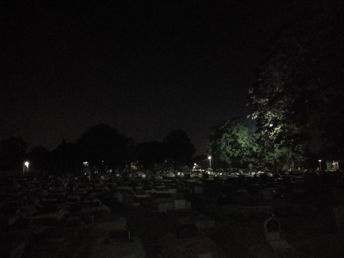 Wisata Horor Tpu Jeruk Purut, Tempat Hantu Pastor Tanpa - Night - HD Wallpaper 