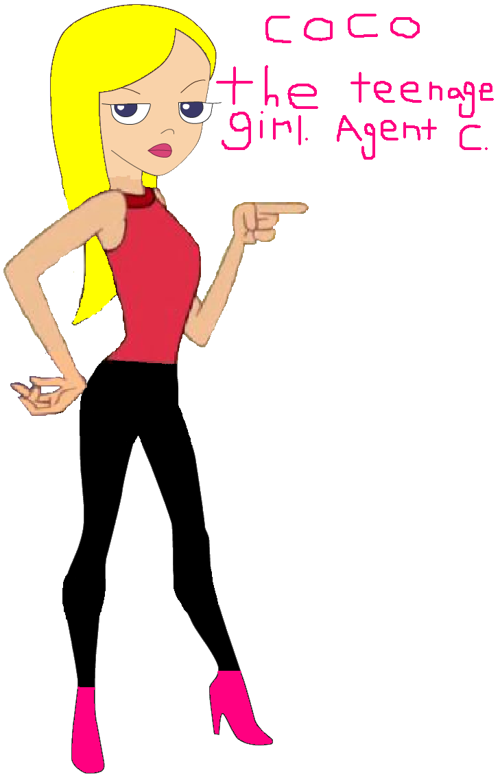 Coco The Teenage Girl - Phineas And Ferb Oc - HD Wallpaper 