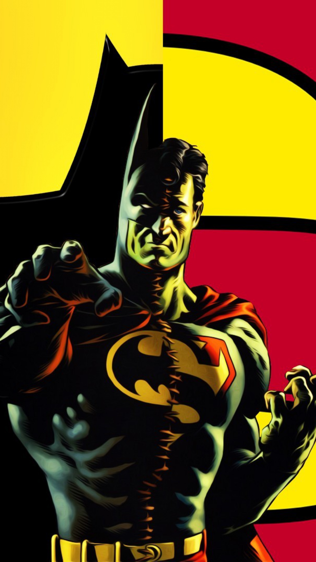 Dc Comics Iphone Hd Wallpaper - Batman Vs Superman Logo Comic - 1080x1920  Wallpaper 