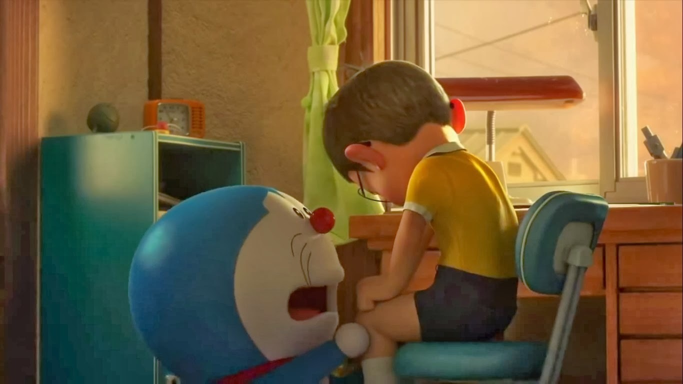 Doraemon And Nobita Hugs - HD Wallpaper 